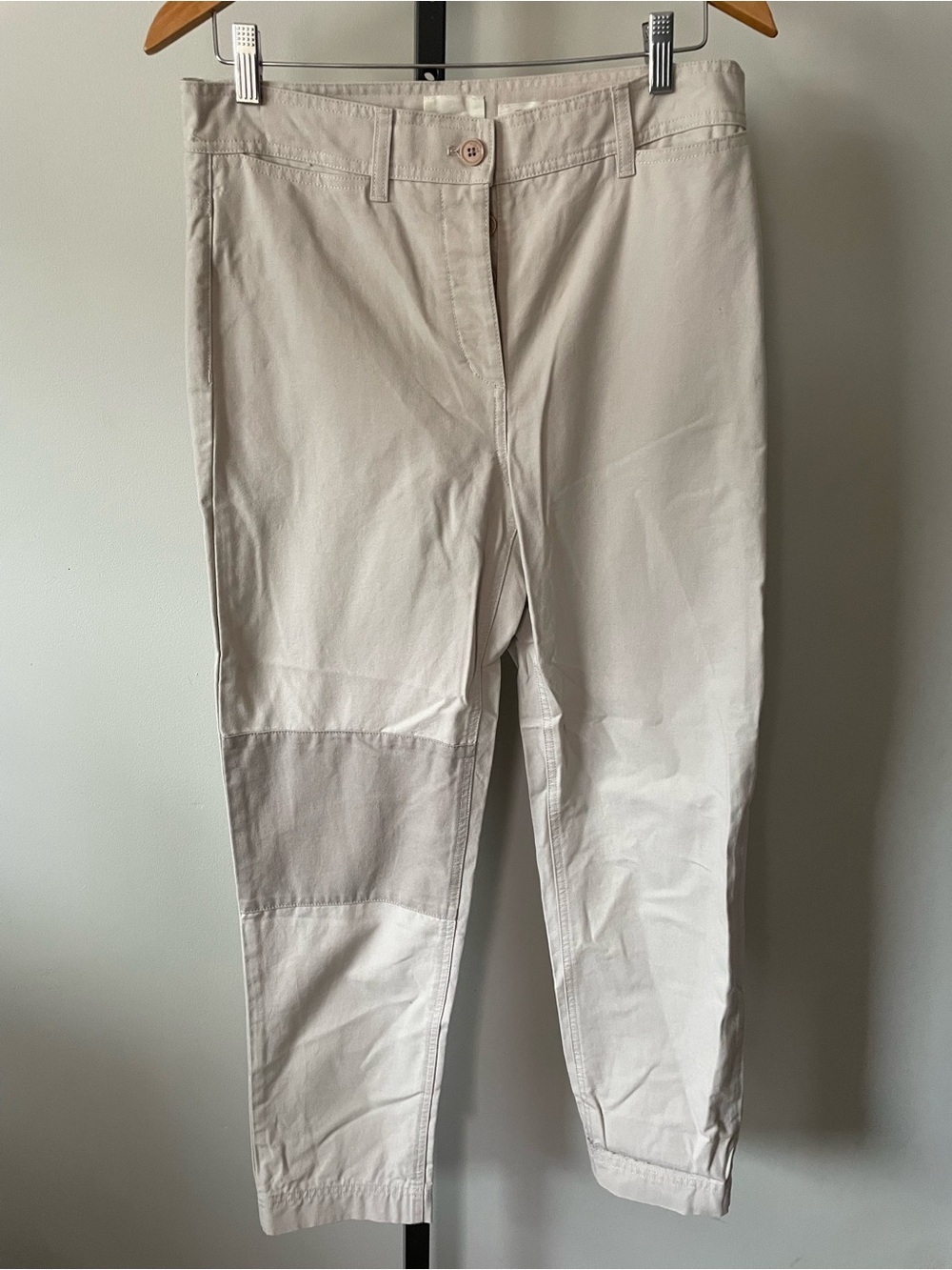 NEW Wilfred Free Patchwork 100% Cotton Pant Two Tone Fits Size 12